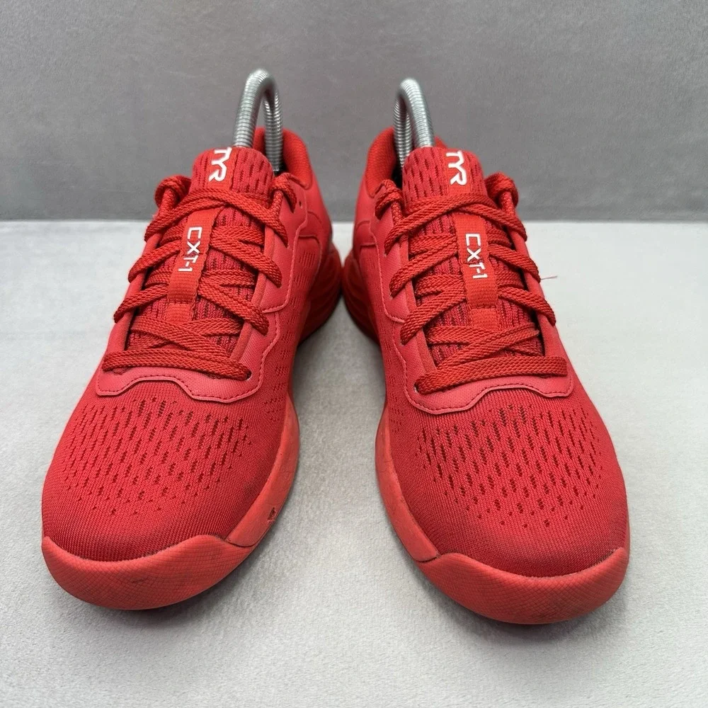 TYR CXT-1 Trainer Womens Size 7 Shoes Triple Red Athletic Gym CrossFit Sneakers